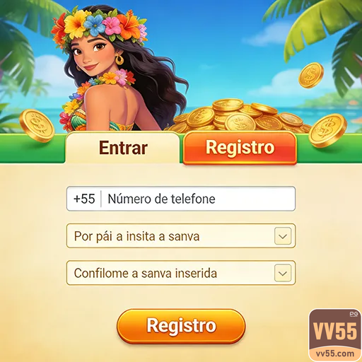 Inicie sua Jornada no vv55.com: Crie sua Conta Agora